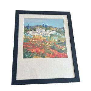 Scenes of Provence by Philippe Janin Framed Print Signed Landscape Painting READ